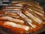 Paso 4 - Receta gallega: navajas a la plancha y navajas en salsa marinera