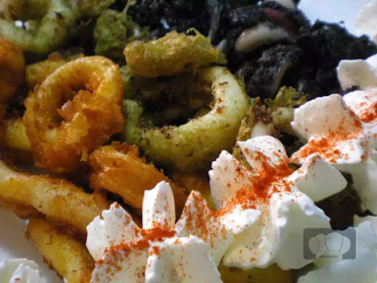 #37. HEMC 29. Calamares en tempura de colores