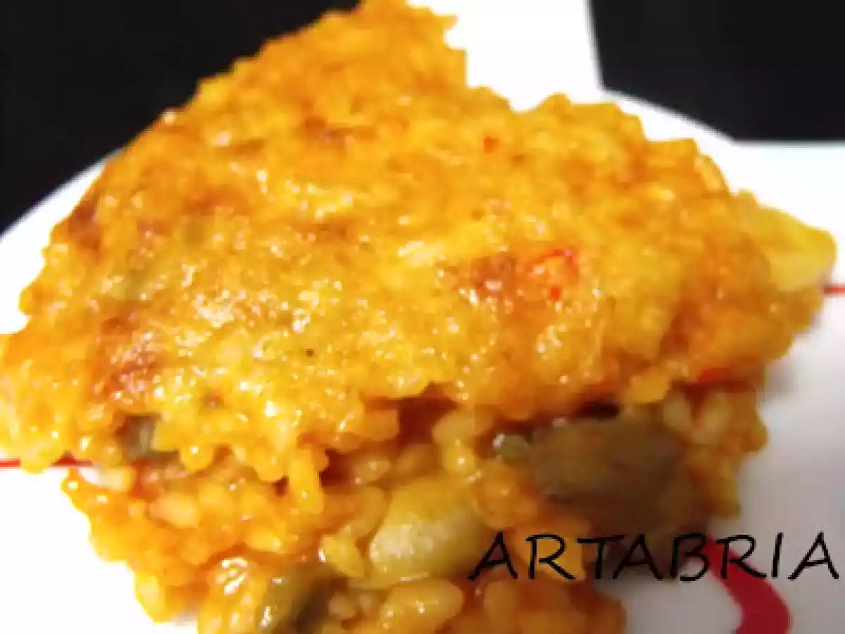 76.- Arroz gratinado con queso de Mahón - foto 2