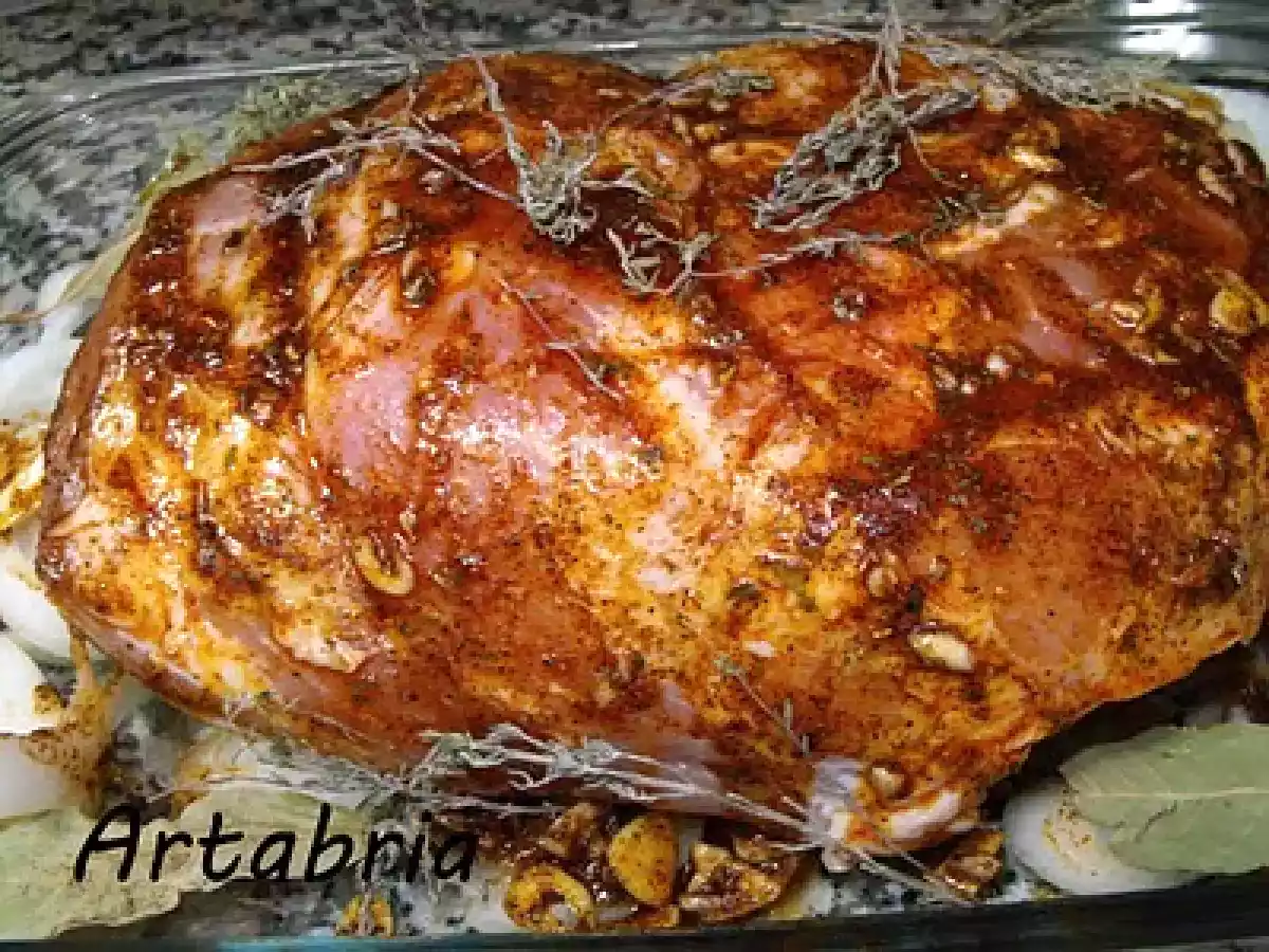 83.- Jamón asado al horno