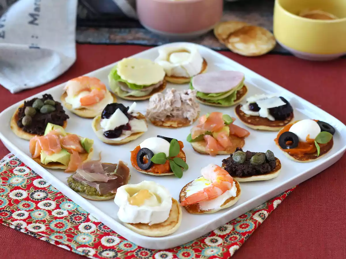 9 ideas de guarniciones para tus blinis, ¡el aperitivo ideal para las fiestas!