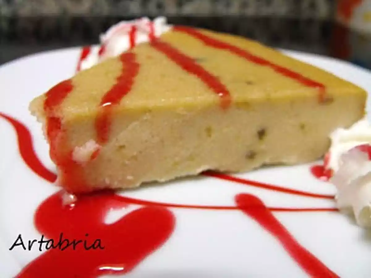 92.- Tarta de queso y plátano - foto 2