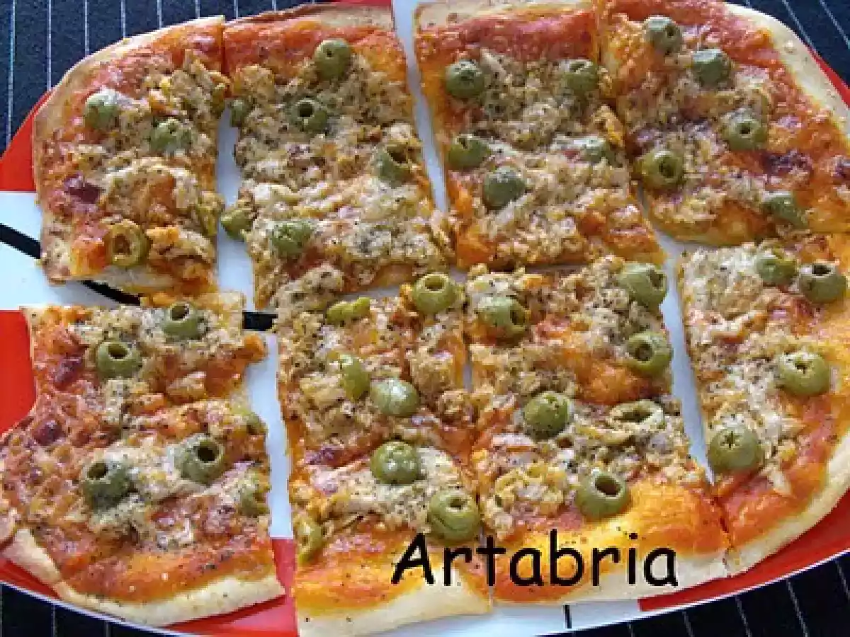 99.- Masa de pizza con cerveza