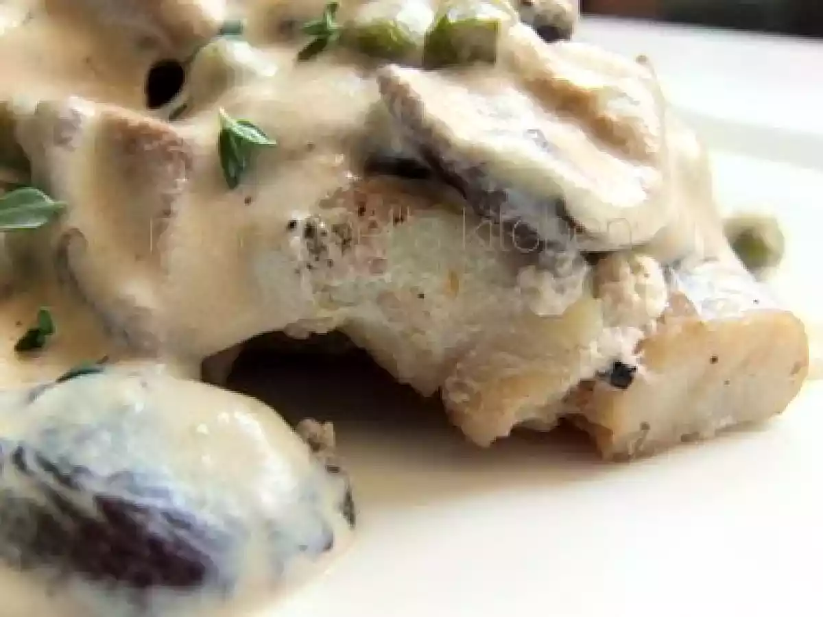 Abadejo en salsa de shitake y guisantes - foto 2