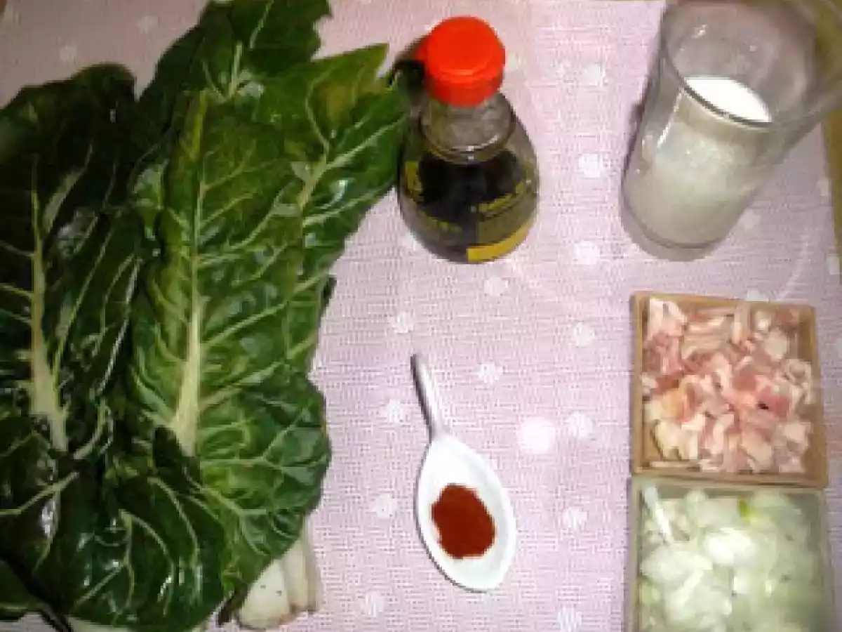 Acelgas con Bacon en Salsa de Soja - foto 7