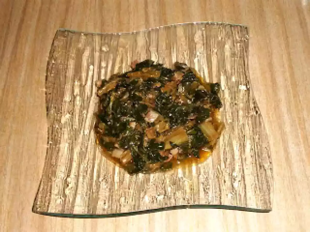 Acelgas con Bacon en Salsa de Soja - foto 8