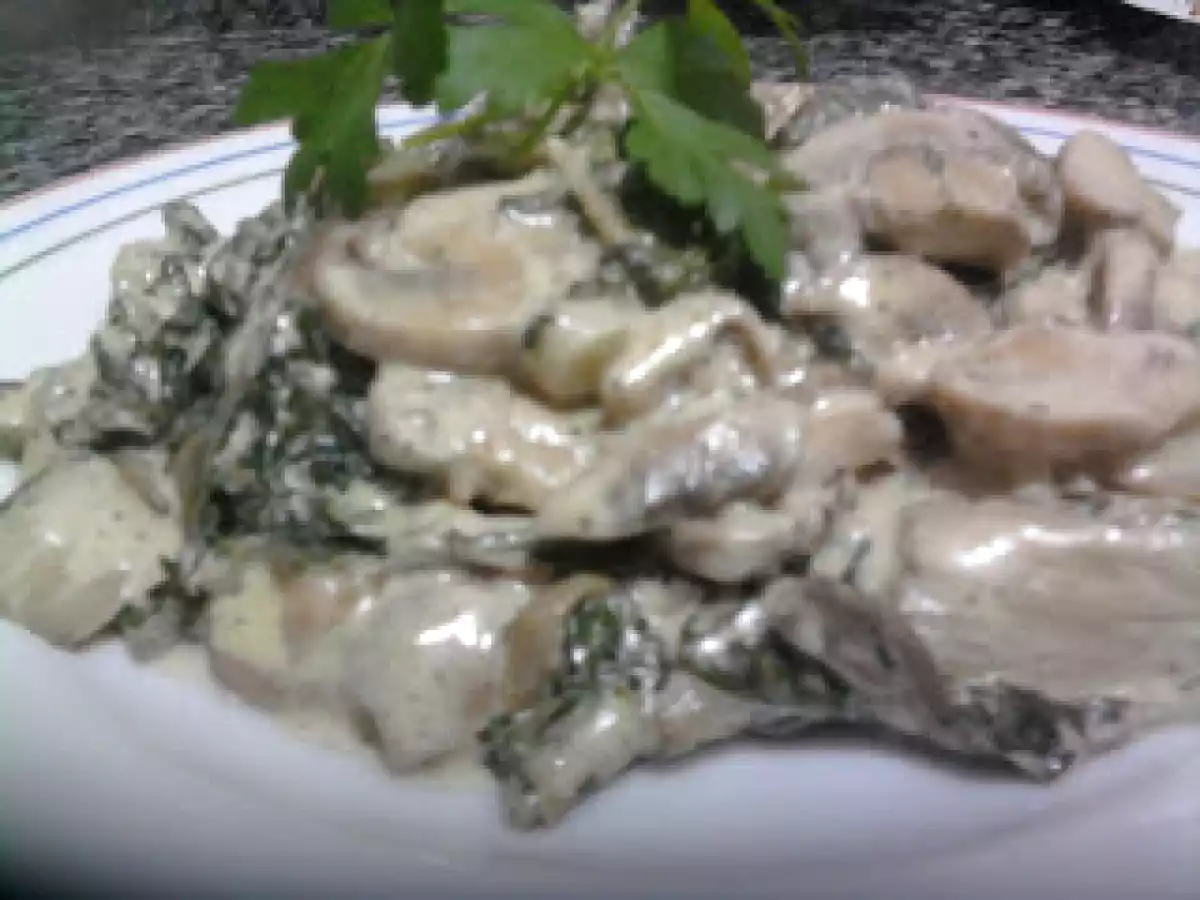 ACELGAS CON CHAMPIÑONES Y NATA - foto 2