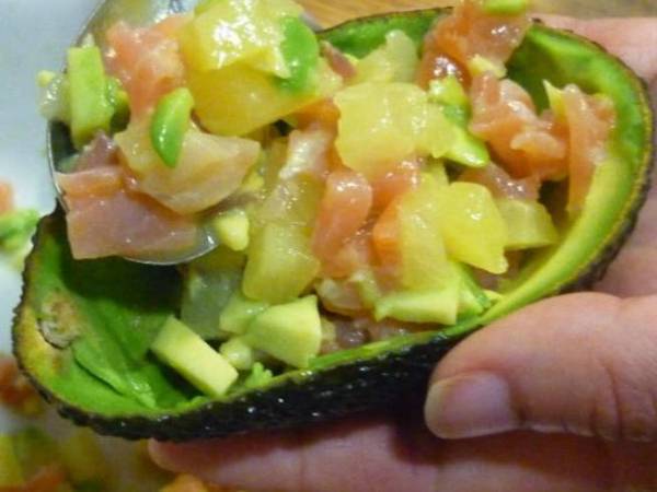 Aguacates rellenos