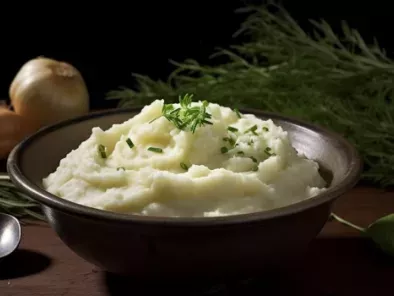 Puré de patata con aceite de oliva y ajo - Receta Petitchef