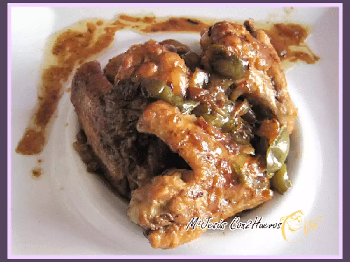 ALAS DE POLLO GUISADAS