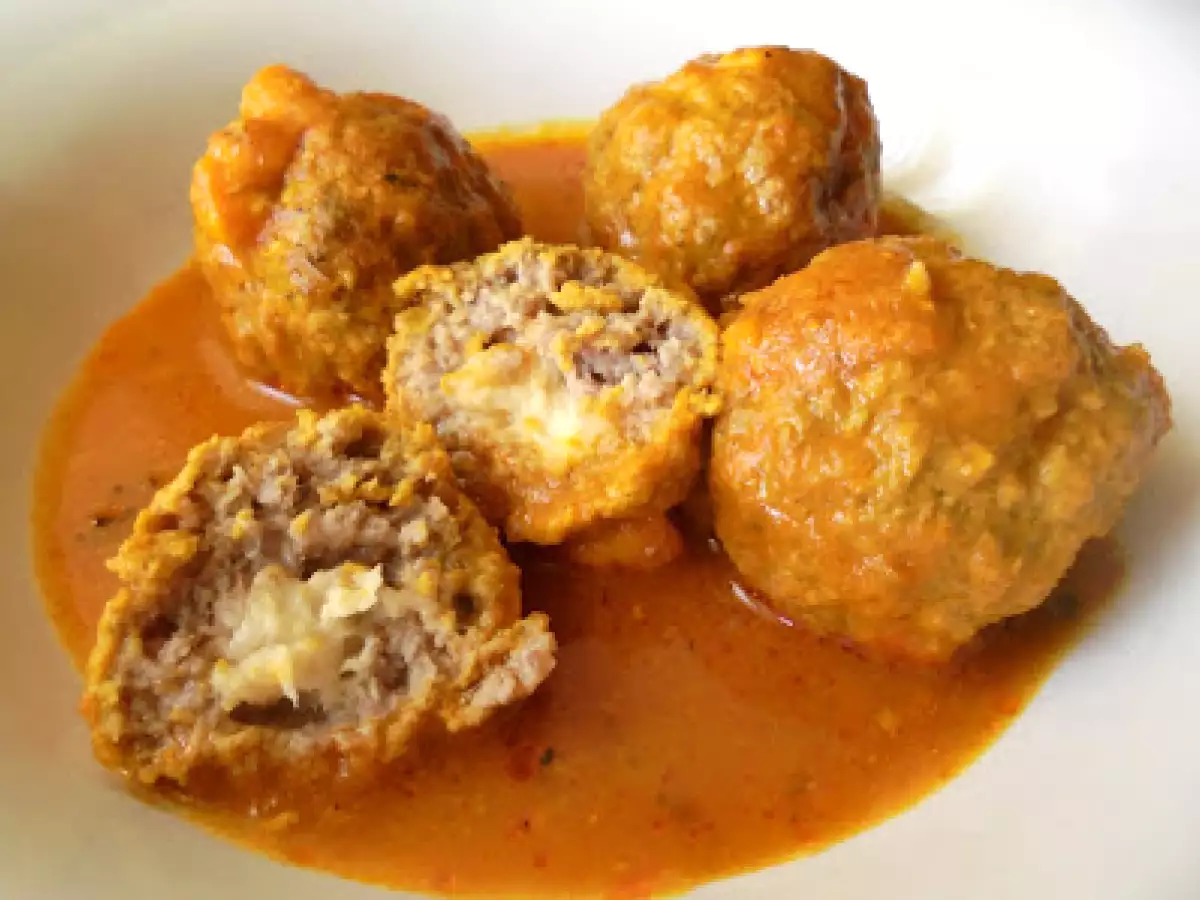 Albóndigas al chipotle, comida mejicana