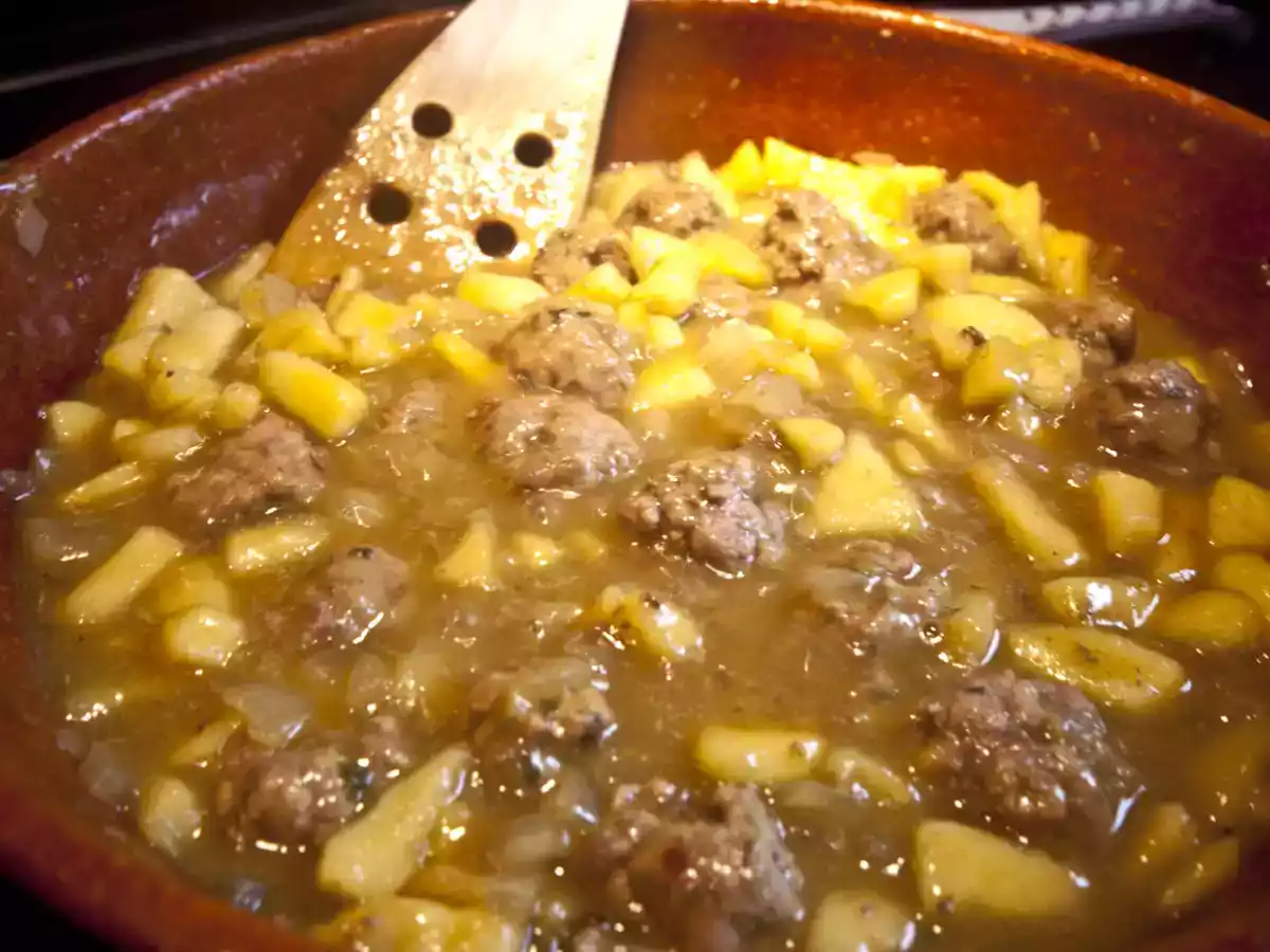 Albóndigas al curry