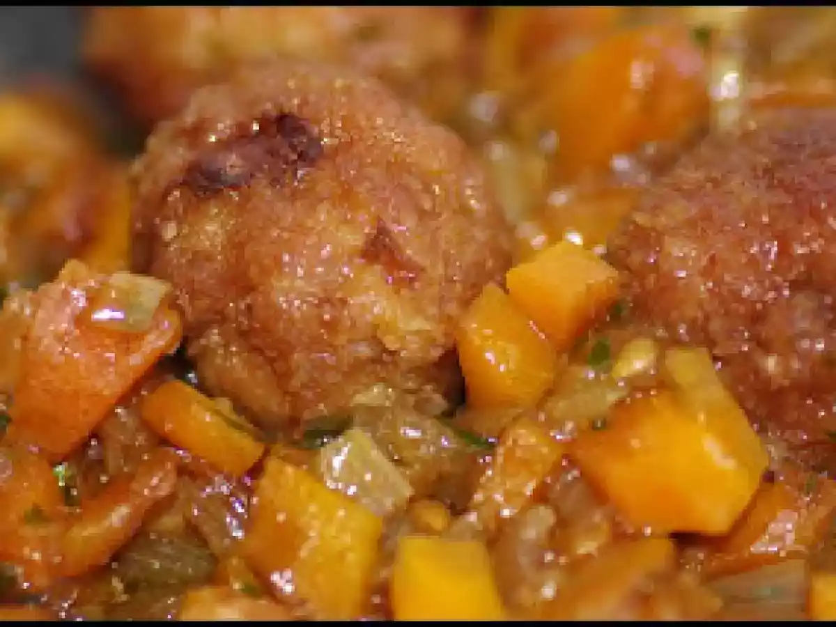 Albóndigas al Pedro Ximenez
