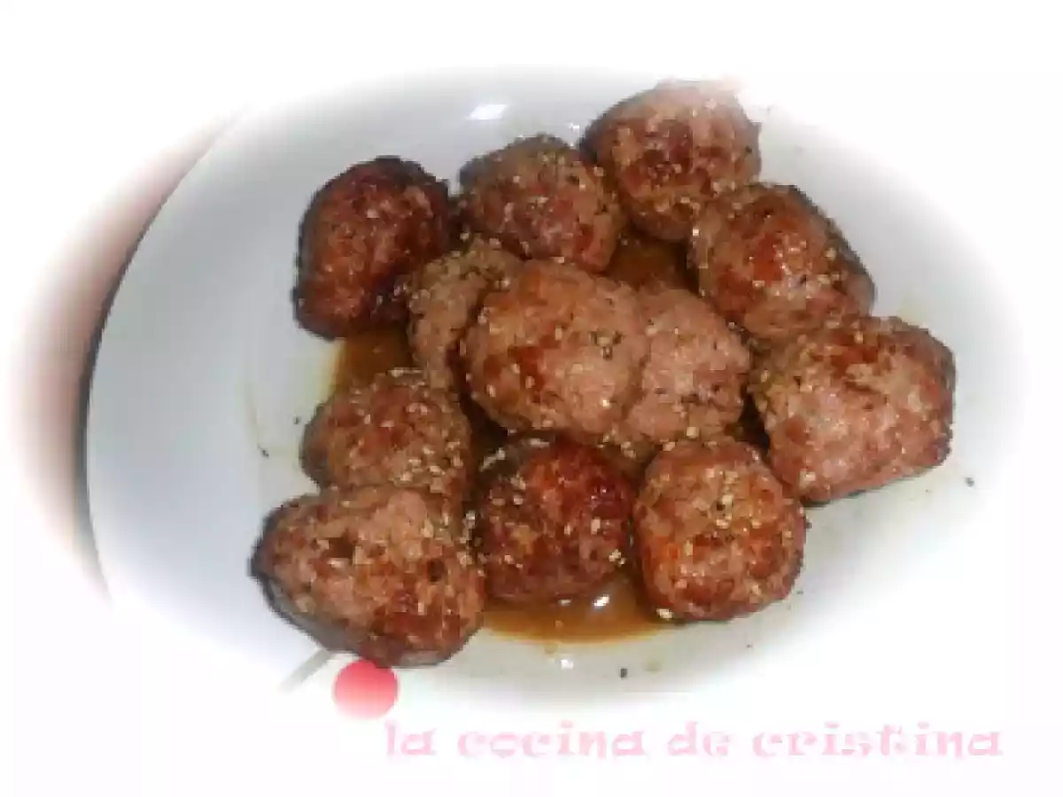 ALBONDIGAS CARAMELIZADAS - foto 2