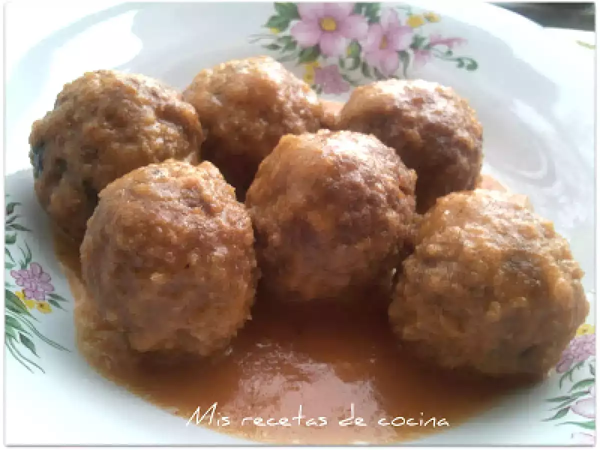 Albóndigas con caldo de carne Knorr - foto 2