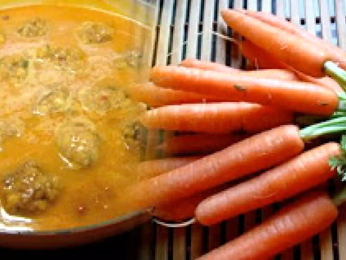 Albóndigas con salsa de verduras del cocido - foto 2