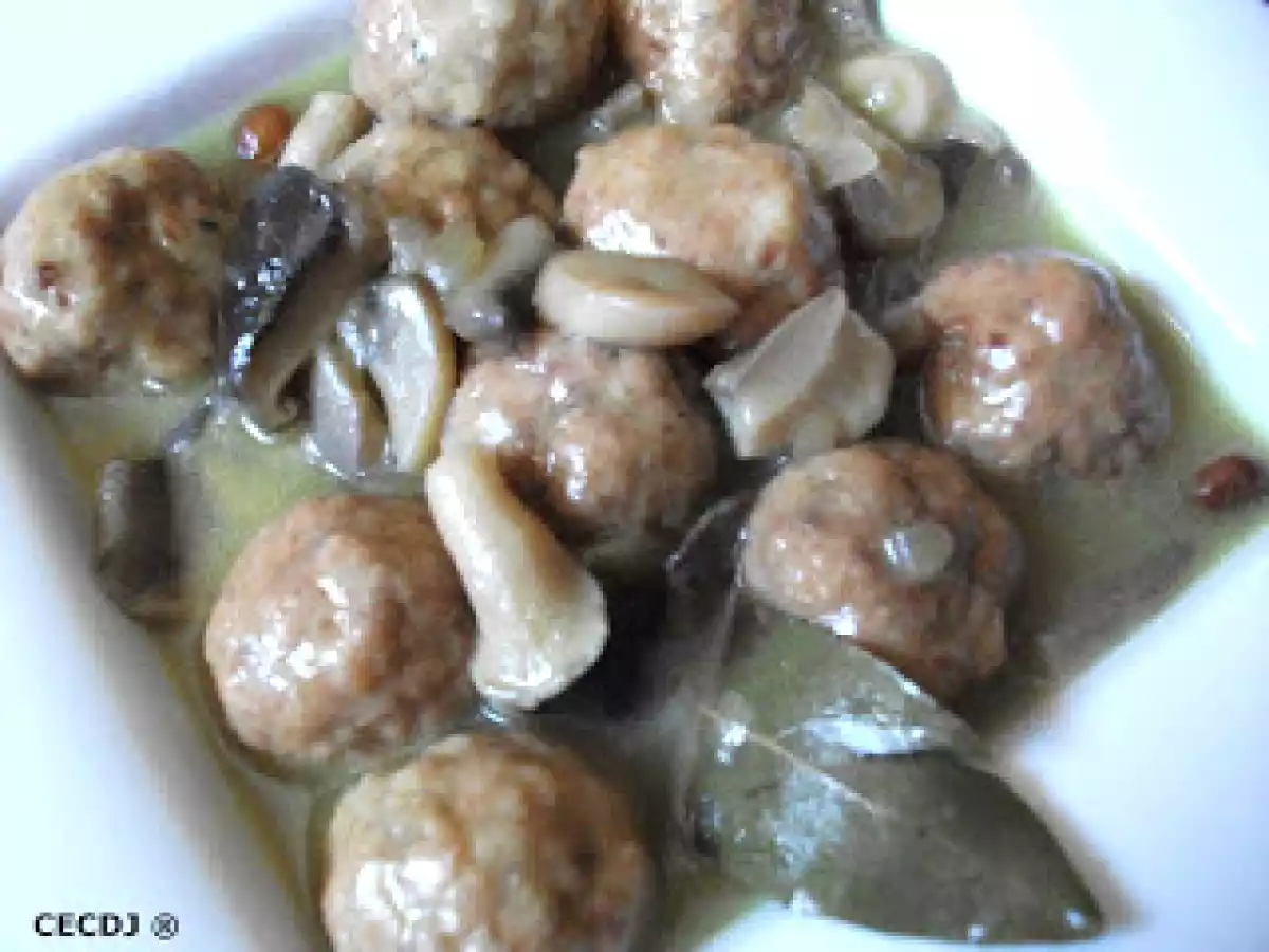 Albóndigas con setas - foto 2