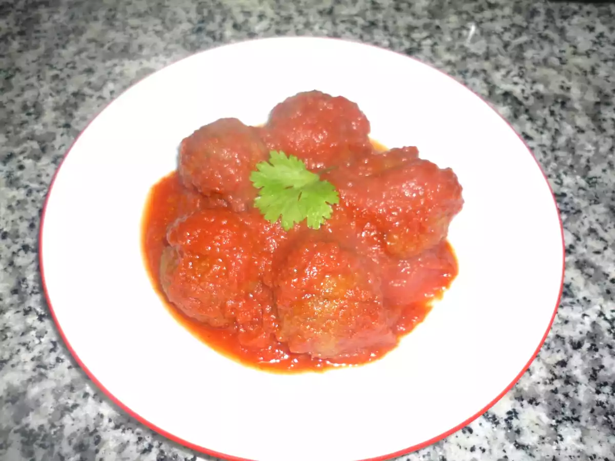 Albóndigas con Tomate y Orégano