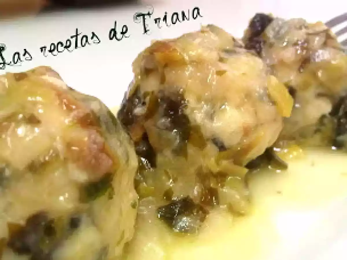 Albóndigas de bacalao con algas Wakame de Portomuiños - foto 2