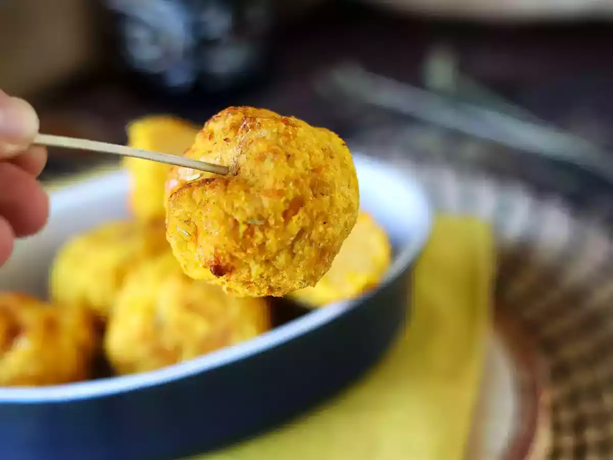 Albóndigas de calabaza en freidora de aire - foto 4
