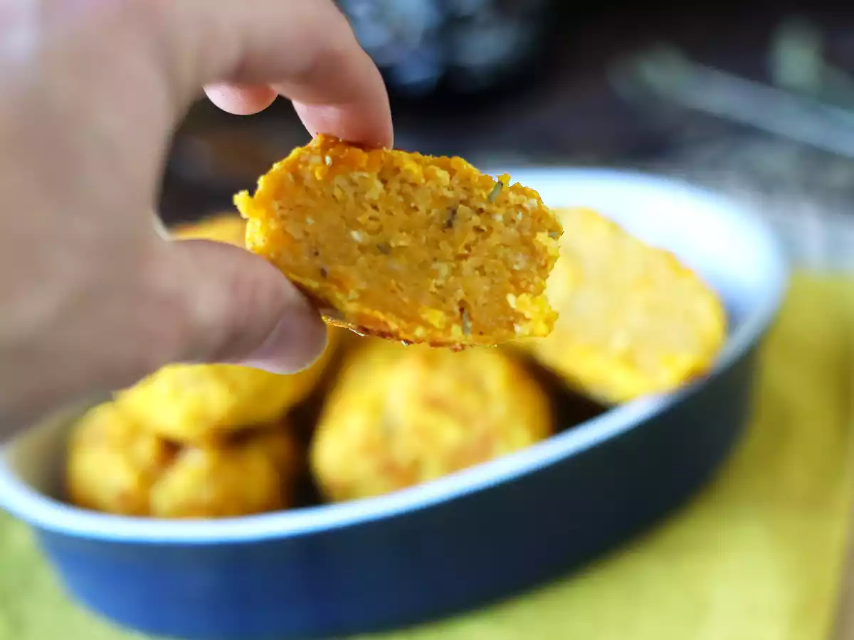 Albóndigas de calabaza en freidora de aire - foto 7