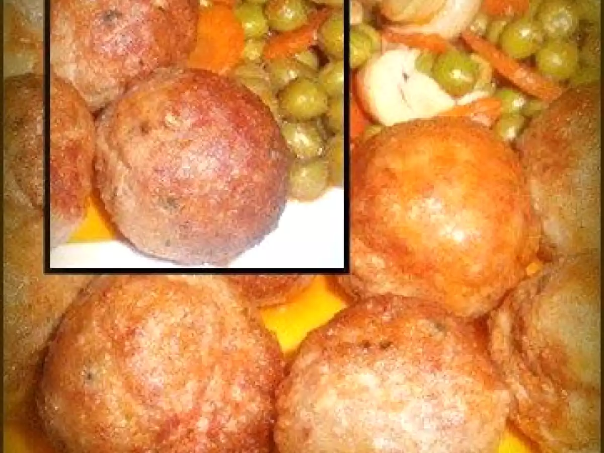 Albóndigas de carne con guarnición de verduras - foto 2