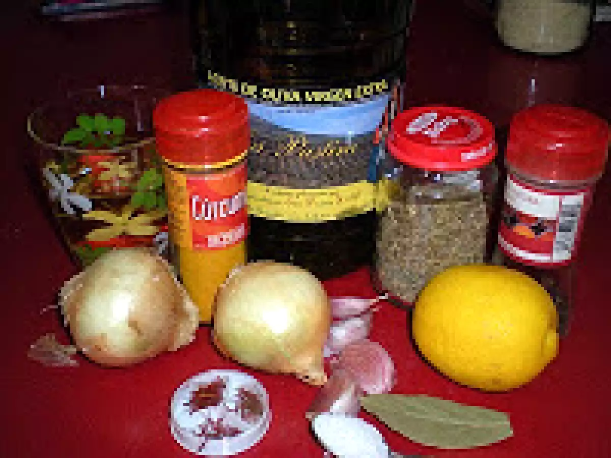 Albóndigas de cazón en amarillo. Paso a paso. - foto 3