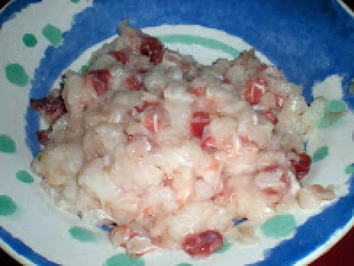 Albóndigas de cazón en amarillo. Paso a paso. - foto 4