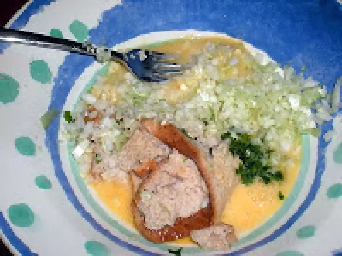 Albóndigas de cazón en amarillo. Paso a paso. - foto 5