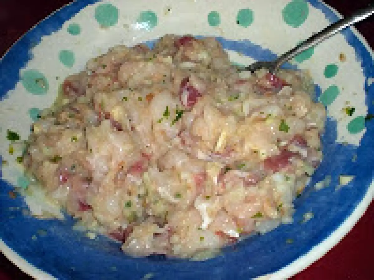 Albóndigas de cazón en amarillo. Paso a paso. - foto 6