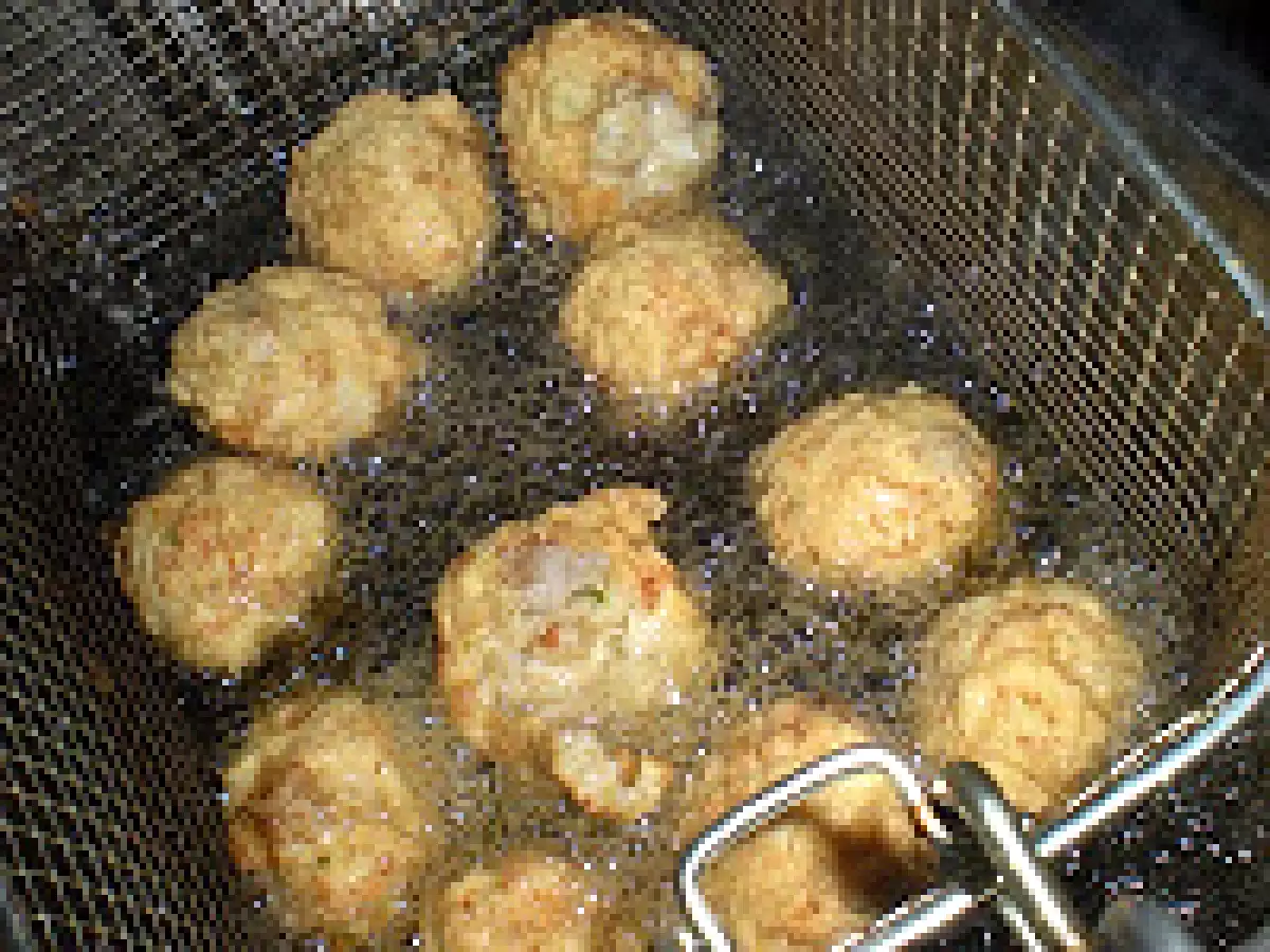 Albóndigas de cazón en amarillo. Paso a paso. - foto 8