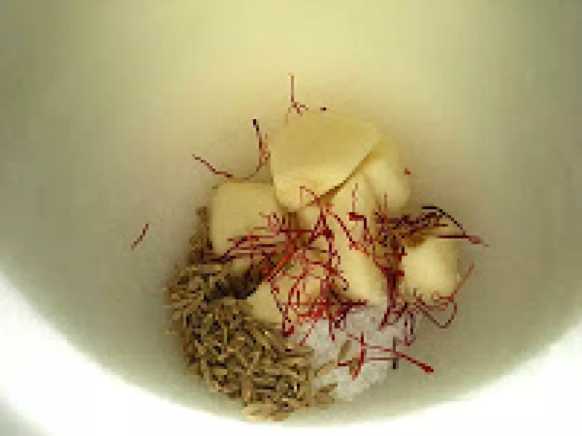 Albóndigas de cazón en amarillo. Paso a paso. - foto 10