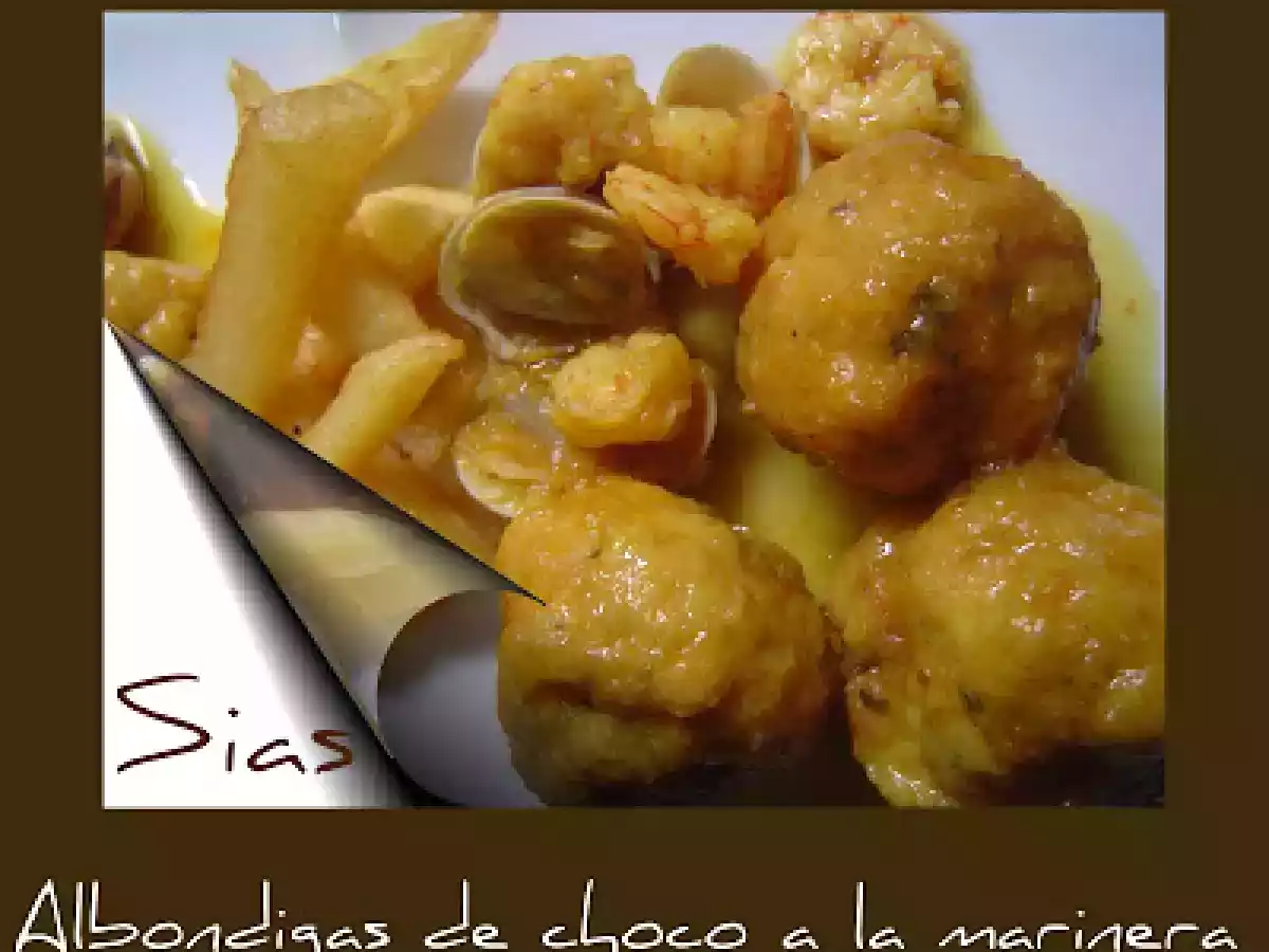 Albondigas de choco a la marinera - foto 2