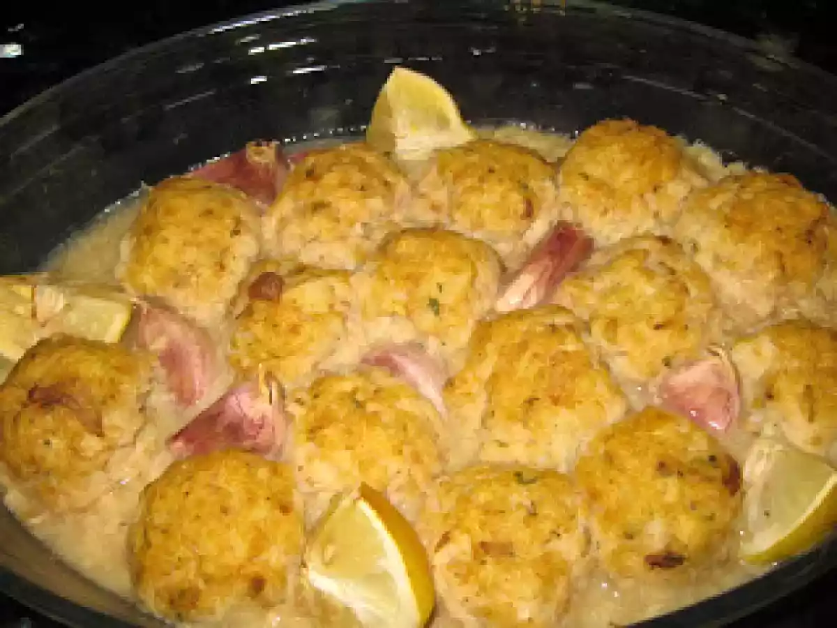 Albóndigas de merluza al horno