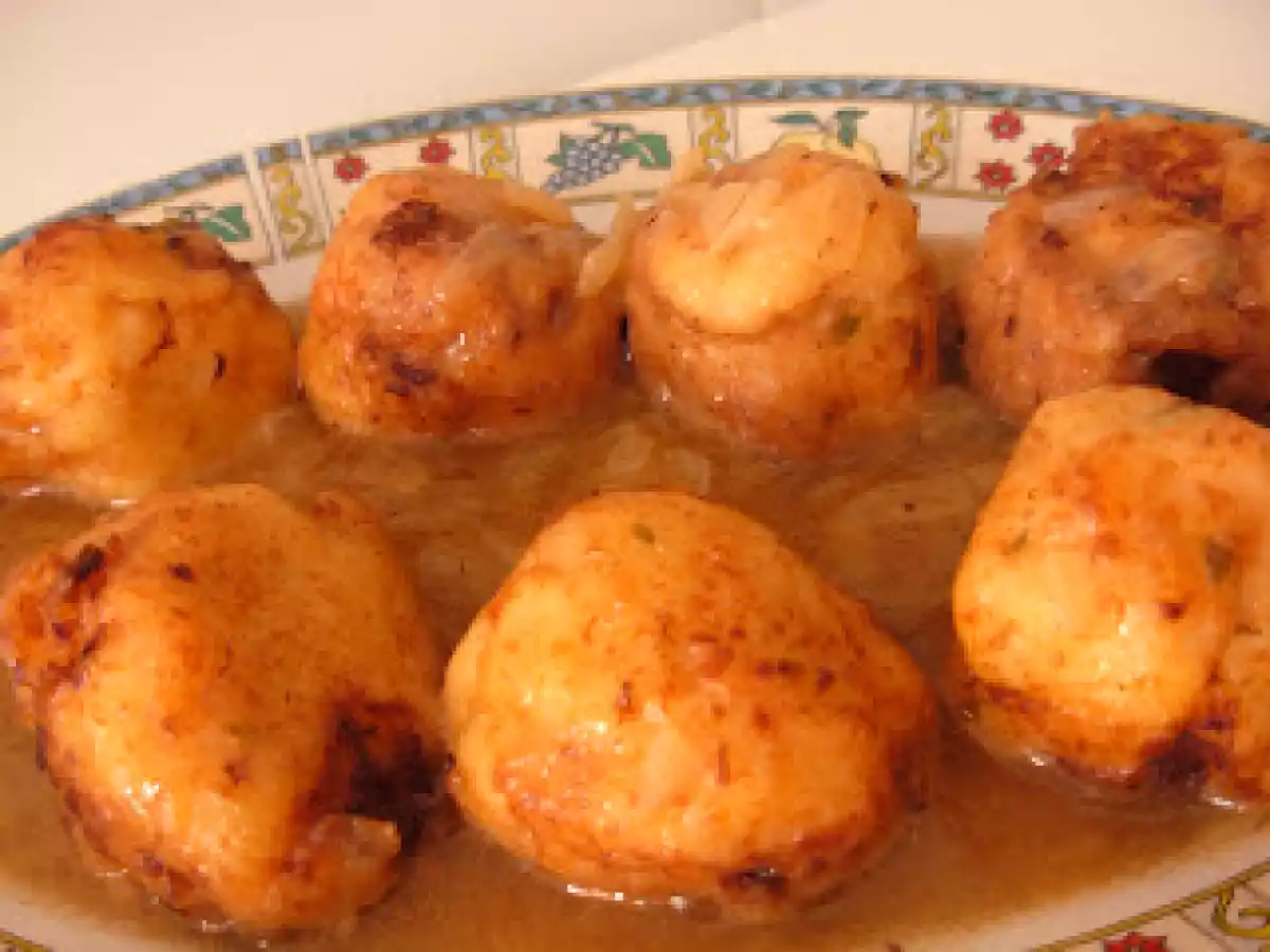 Albóndigas de merluza y gambas