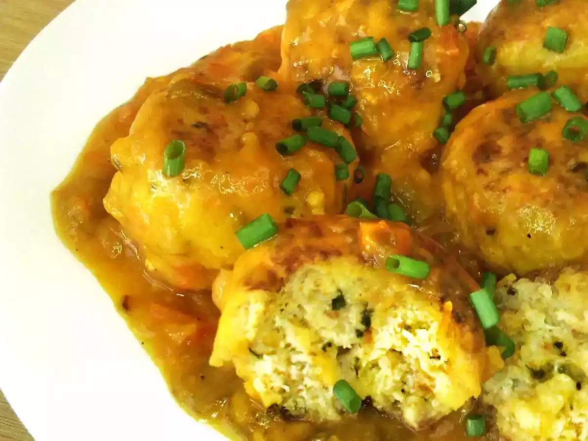 Albóndigas de merluza y gambas - foto 4