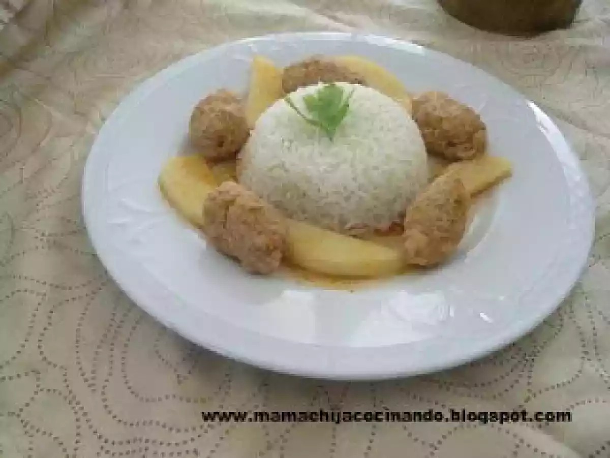 Albondigas de pavo con calabaza (zapallito) y un toque de canela