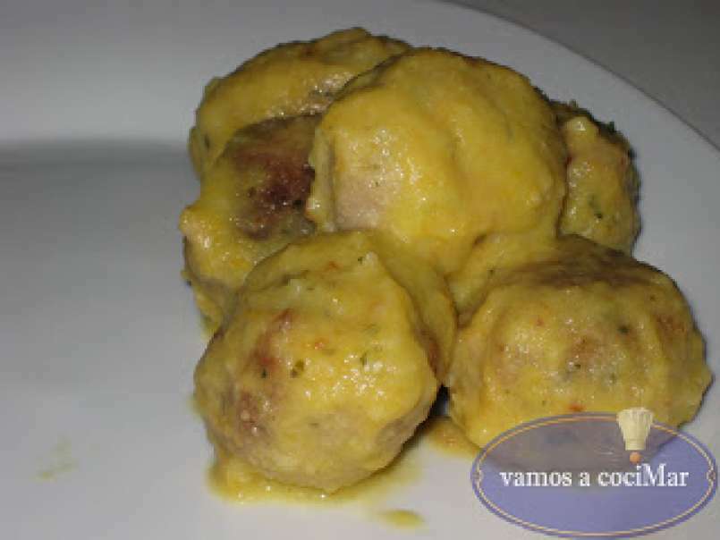 Albóndigas de pollo con curry, foto 1