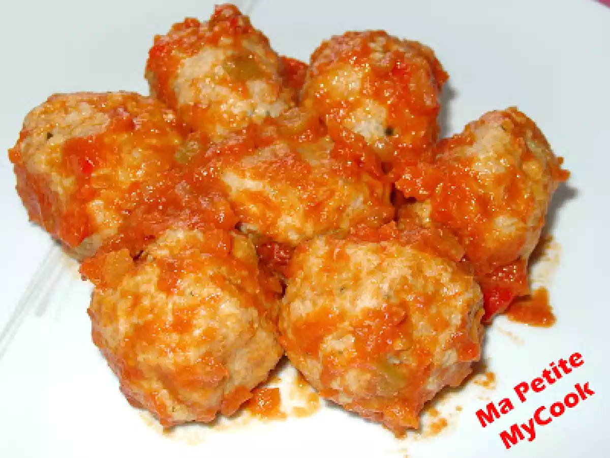 Albondigas en salsa al vapor