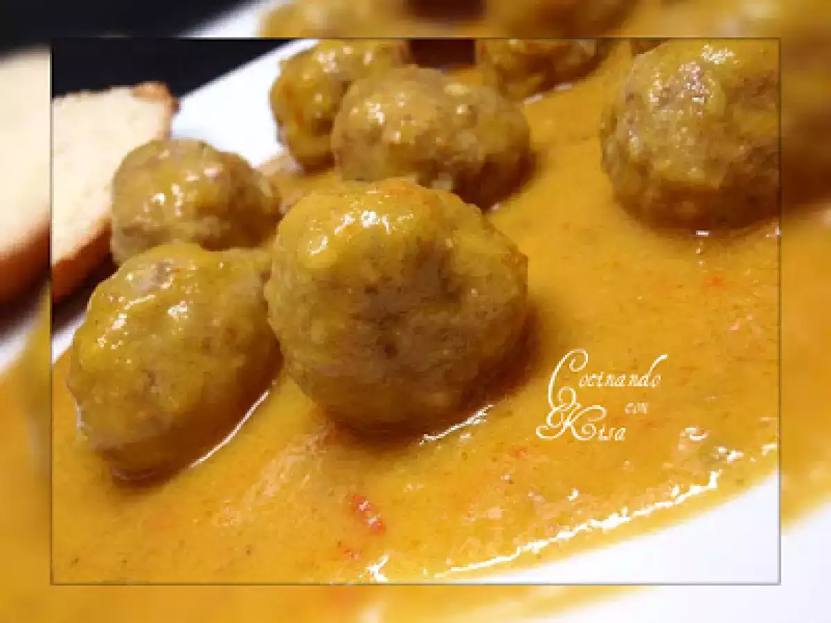 Albóndigas en salsa de cerveza y curry (Fussioncook y Thermomix) - foto 2
