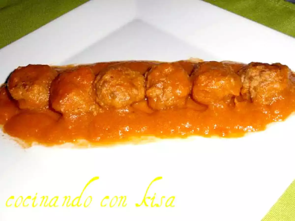 Albondigas en Salsa de Pisto (fussioncook)