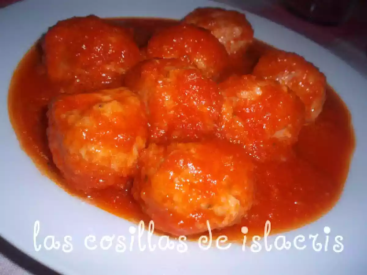 Albondigas en salsa de tomate en FUSSIONCOOK