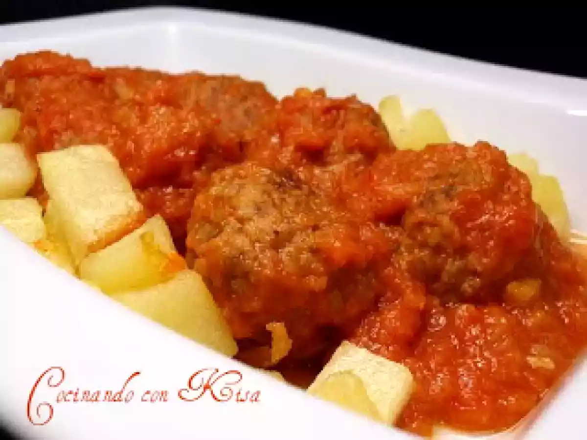 Albondigas en salsa de tomate (fussioncook)