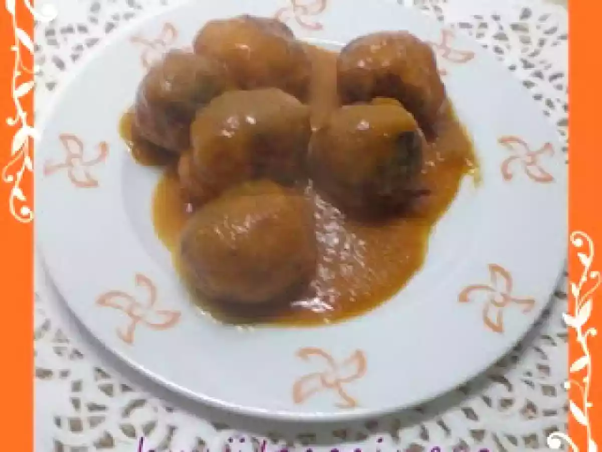 Albóndigas en salsa española con thermomix