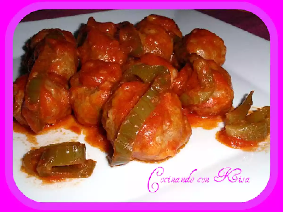 Albondigas Italianas con Tomate y Brandy (fussioncook)