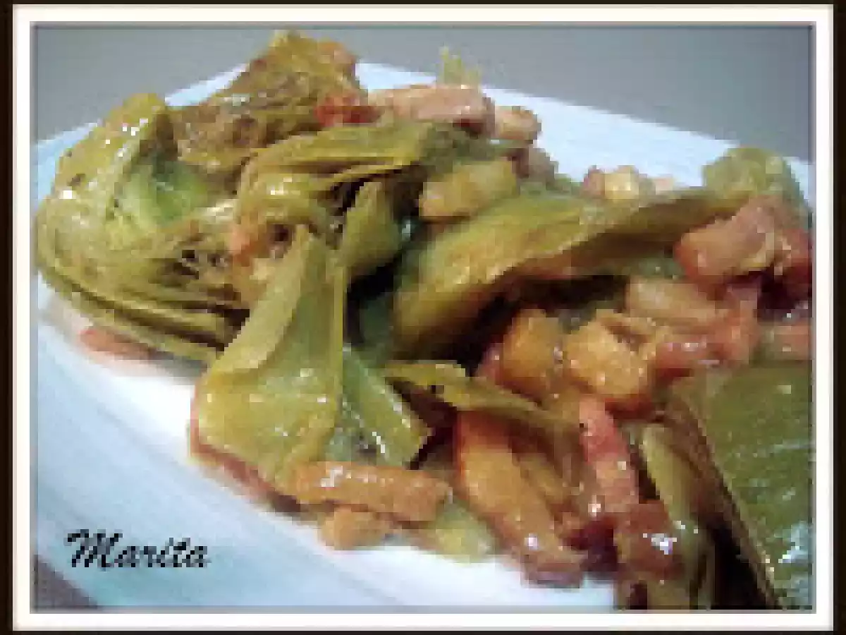 Alcachofas a la cerverza (Thermomix) - foto 2