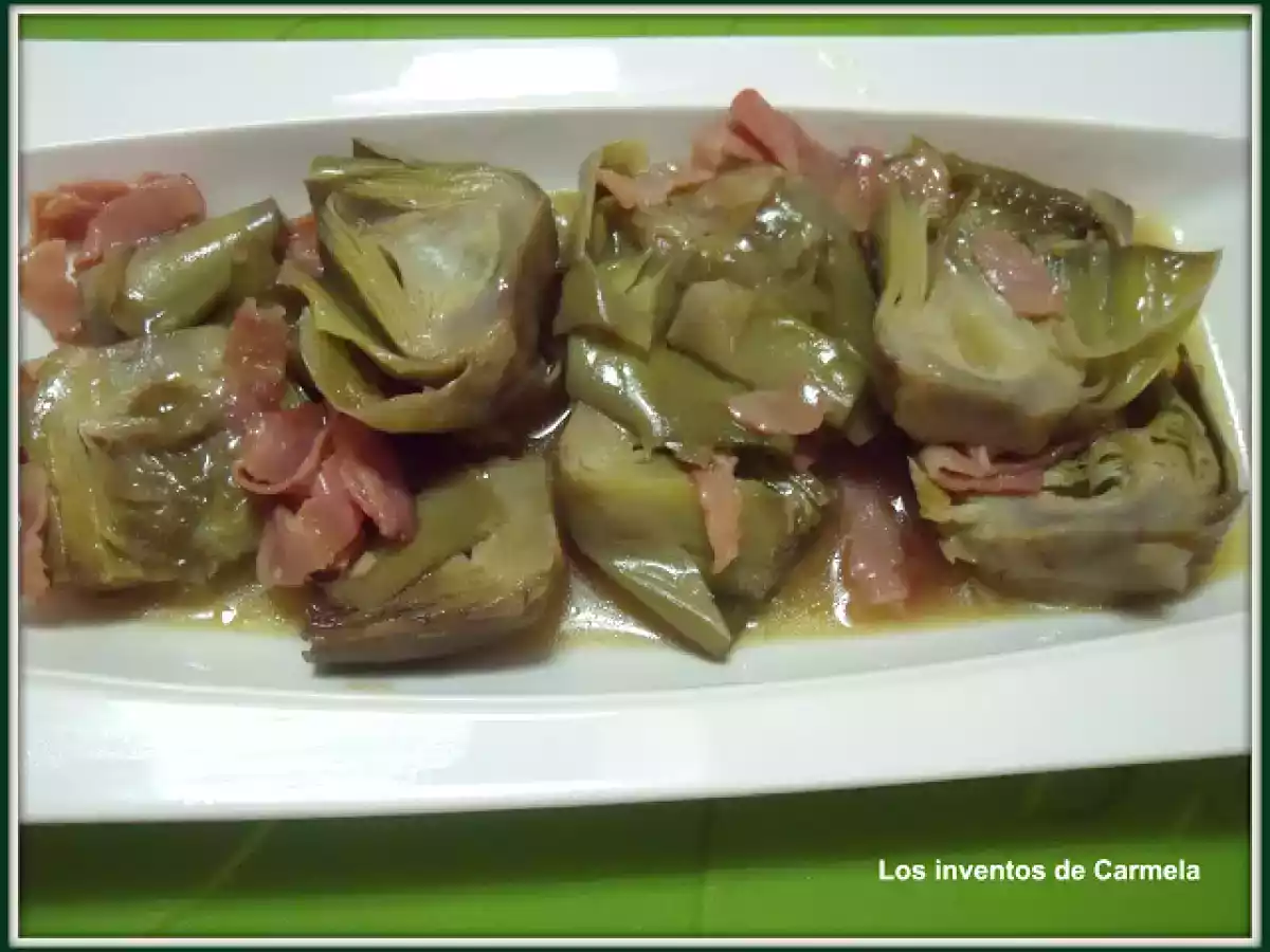 Alcachofas a la cerveza (thermomix) - foto 2