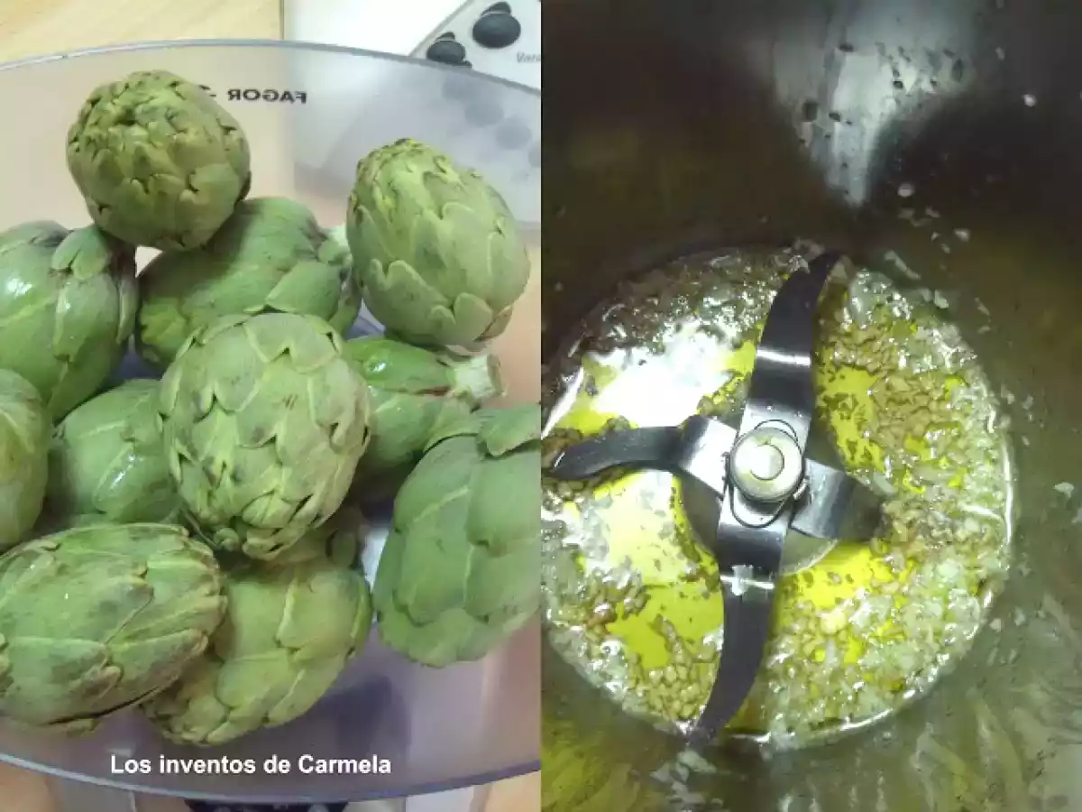 Alcachofas a la cerveza (thermomix) - foto 3