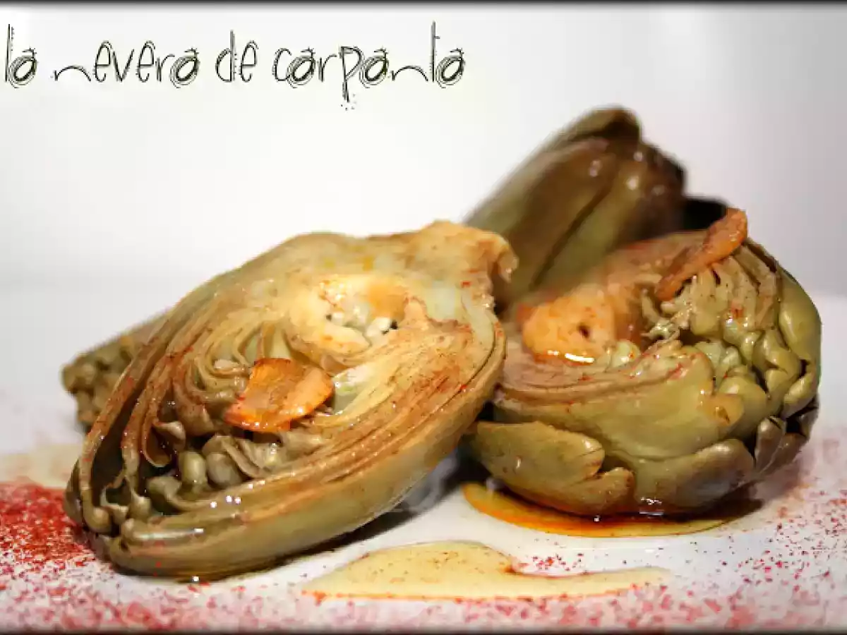 ALCACHOFAS AL AJO ARRIERO
