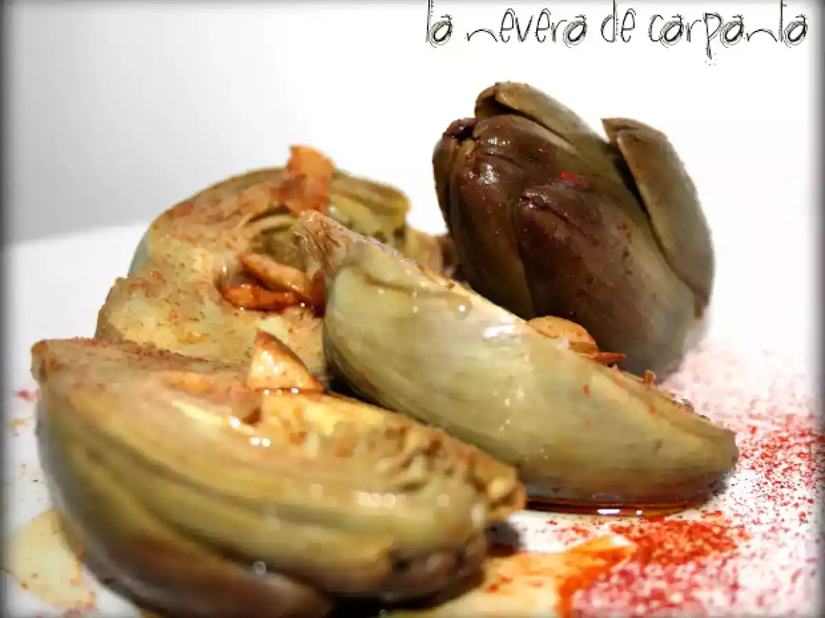 ALCACHOFAS AL AJO ARRIERO - foto 2